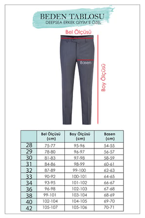 DeepSEA Erkek Füme Esnek Kumaş Slim Fit Beli Lastikli Günlük Spor Pantolon 2601070