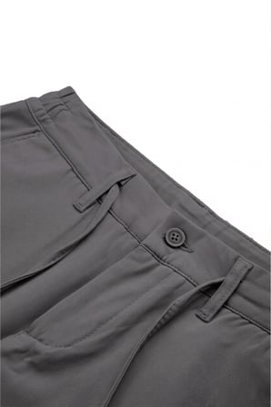 DeepSEA Erkek Füme Esnek Kumaş Slim Fit Beli Lastikli Günlük Spor Pantolon 2601070