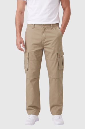 DeepSEA Erkek Relaxed Fit Bol Kesim Likralı Mint Yeşili Outdoor Kargo Pantolon – Çok Cepli Geniş Paça 1705421