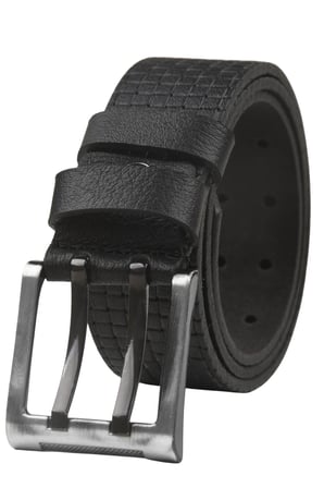 DeepSEA Siyah %100 Hakiki Deri Erkek Spor Kemer Çift Dilli Spor Tokalı, Kolay Kısaltılabilir 2602679