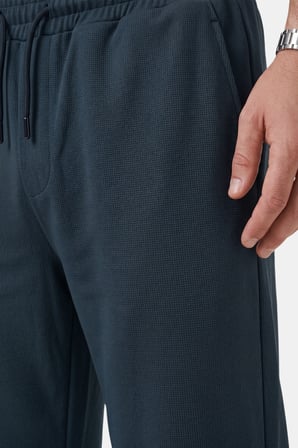 DeepSEA Lacivert Baggy Style Likralı Lastikli İpli Erkek Spor Pantolon 2600262