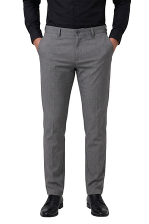 DeepSEA Antrasit Slim Fit Likralı Pamuklu İtalyan Kesim Erkek Spor Klasik Pantolon 2601744