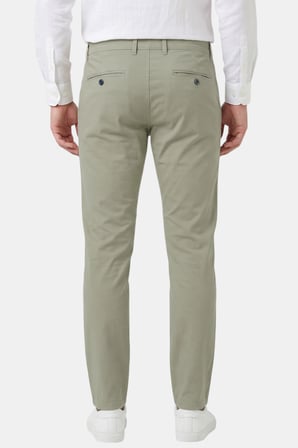 DeepSEA Erkek Yeşil Slim Fit Pamuklu Likralı Chino Spor Pantolon 2601745