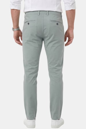 DeepSEA Erkek Açık Yeşil Slim Fit Pamuklu Likralı Chino Spor Pantolon 2601745