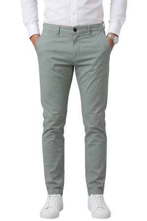 DeepSEA Açık Yeşil Slim Fit Pamuklu Likralı Yazlık Erkek Spor Pantolon 2602021