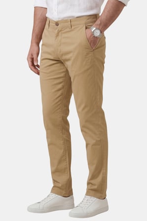 DeepSEA Camel Slim Fit Pamuklu Likralı Yazlık Erkek Spor Pantolon 2602021