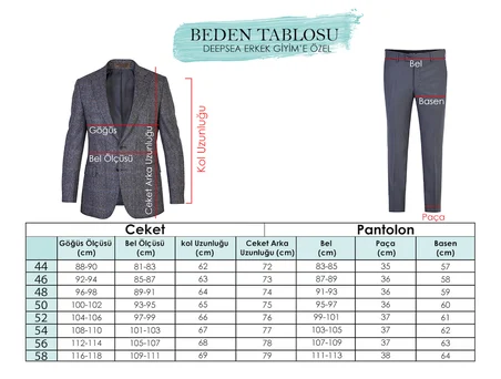 DeepSEA Siyah Slim Fit Likralı 3’lü Takım Elbise Ceket Yelek Pantolon Modern Şık Tasarım 2601798