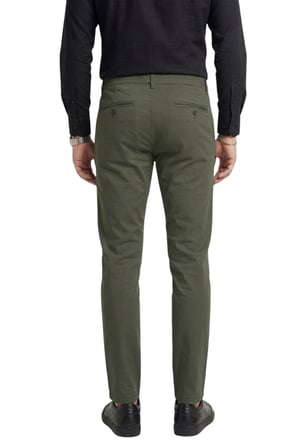 DeepSEA Erkek Haki Esnek Kumaş Slim Fit Beli Lastikli Günlük Spor Pantolon 2601070