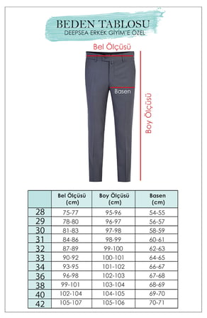 DeepSEA Lacivert Slim Fit Likralı Keten Dokulu Lastikli Belli İpli Yazlık Erkek Pantolon 2603001