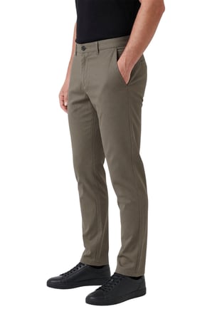 DeepSEA Erkek Açık Haki Modern Fit Likralı Kumaş Pantolon Günlük & Ofis Kullanımı 2602020