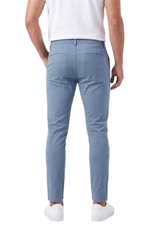 DeepSEA Erkek Slim Fit Likralı Mavi Jogger Pantolon – Beli Lastikli İpli Esnek Spor Pantolon 2700523