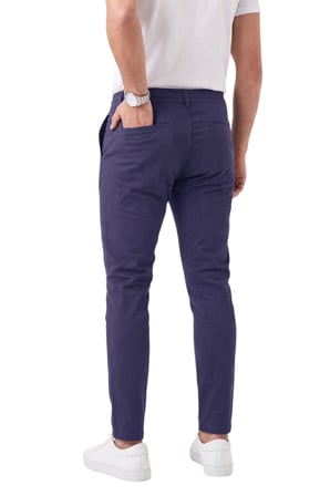 DeepSEA Erkek Slim Fit Likralı Lacivert Jogger Pantolon – Beli Lastikli İpli Esnek Spor Pantolon 2700523