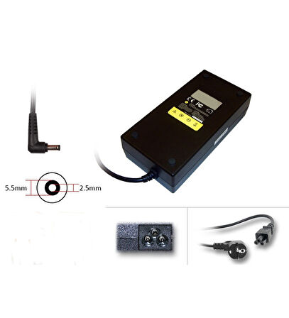 MSI ADP-150VB BS 19.5V 7.7A 150W 5.5X2.5mm Notebook Adaptör Laptop Şarj