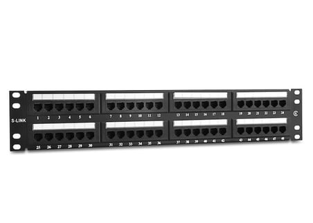 S-Link 48 Port Cat5 Utp Patch Panel SL-Pc48