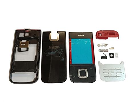 Nokia 5330 Kasa Kapak 5330 Siyah Orta Kasa  Ön Kapak Arka Kapak Tuş Takımı
