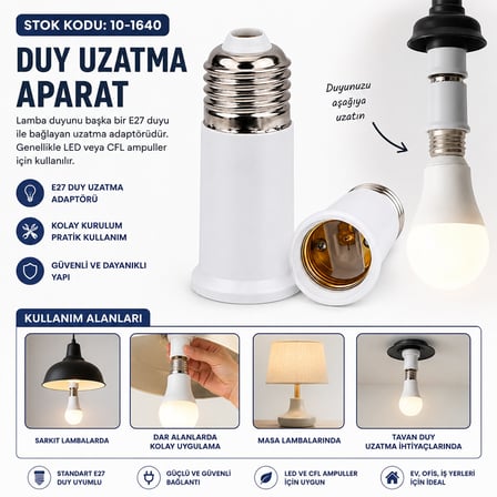 10 ADET DUY UZATMA APARATI (5332)