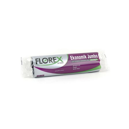 200 ADET FLOREX-513 EKO JUMBO 80X110CM ÇÖP TORBASI 20x10=200 (5332)