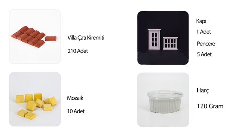 Eshel Maket Tuğla Nöbetçi Kulesi 1/24 150 x 115 x 143 Mm