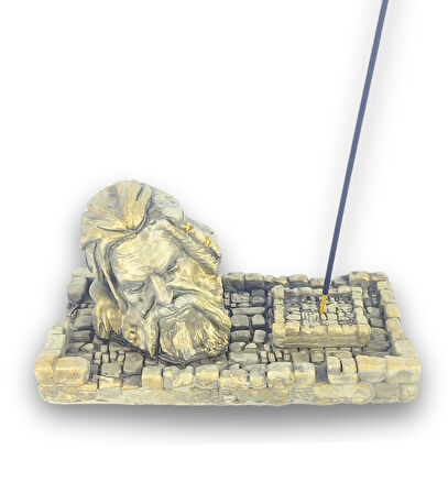 Zeus Çubuk Tütsülük ve Tealight (Beyaz)