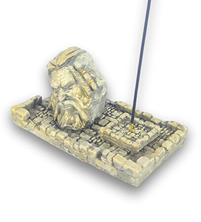 Zeus Çubuk Tütsülük ve Tealight (Beyaz)