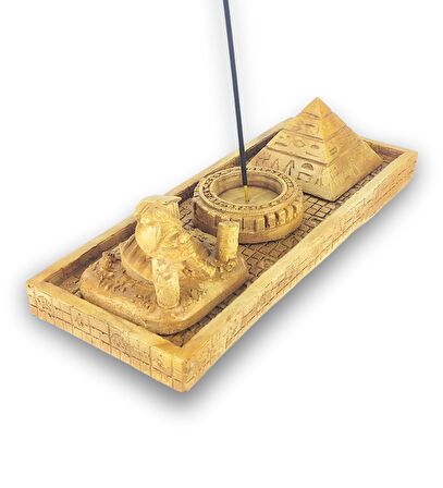 Antik Mısır Sphinx Piramit Çubuk Tütsülük ve Tealight