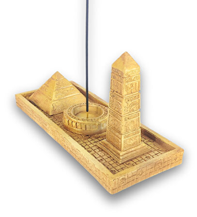 Antik Mısır Piramit Çubuk Tütsülük ve Tealight