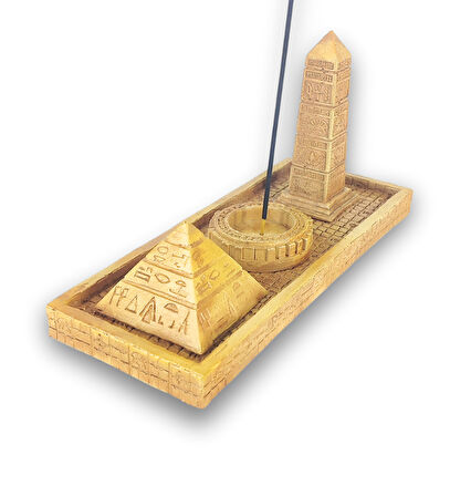 Antik Mısır Piramit Çubuk Tütsülük ve Tealight