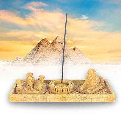 Antik Mısır Sphinx Çubuk Tütsülük ve Tealight