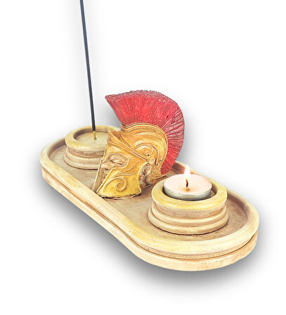 Antik Roma Hector Çubuk Tütsülük ve Tealight