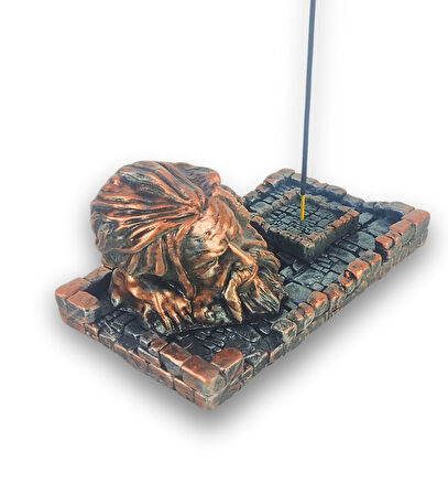 Zeus Çubuk Tütsülük ve Tealight (Bakır)