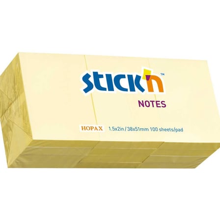 Gıpta Yapışkanlı Not Kağıdı 35X51 Mm Sarı 100 Yaprak 12 Li 4-2153000-5001 (12 Li Paket)