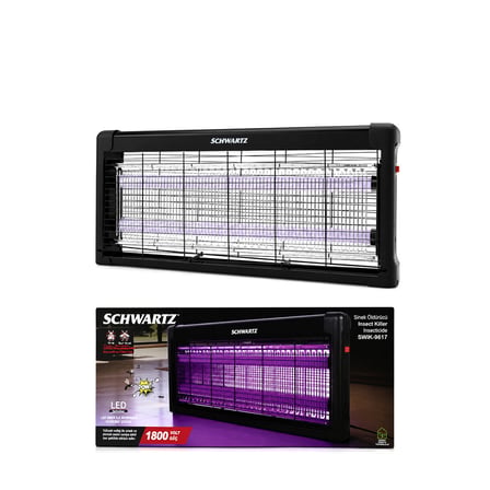 SİNEK ÖLDÜRÜCÜ CIZ CİHAZI MAKİNE 2PCS LED FLORESAN 100M2 ETKİLİ 1800V 54X23.5CM SWIK-9617 (5332)