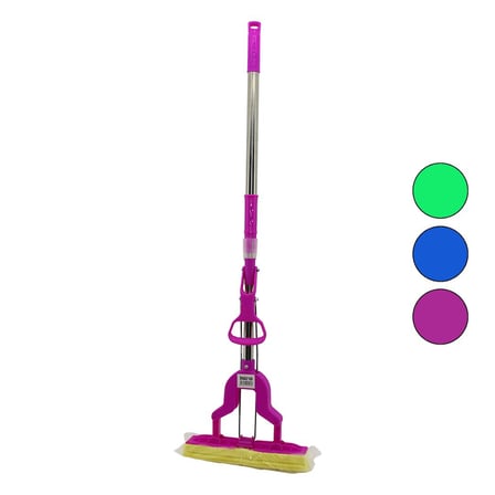 PVA MOP SIKMA KOLLU - SÜNGER MOP KROM UZAYAN SAP=75-95CM+RENKLİ PLS.BAŞLIK=115CMBRKT-910262 (5332)