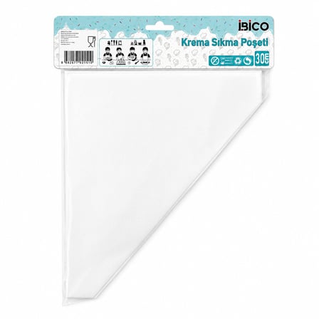 NAYLON 30CM 50PCS KREMA SIKMA  POŞETİ TORBASI (5332)
