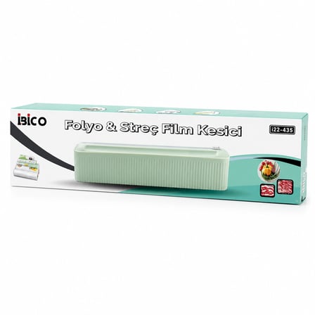 PLASTİK FOLYO - STREÇLİK FİLM KESİCİ 35CM PRATİK KESME APARATLI MANYETİK SABİTLEME (5332)