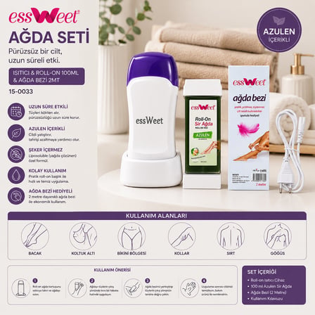 AĞDA SETİ ISITICI - ROLL-ON 100ML - AĞDA BEZİ 2MT (5332)