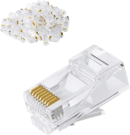 Cat5 Rj45 Konnektör Fnw-Rj4526N (100 Lü Paket)