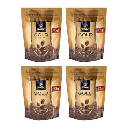 Tchibo Gold Selection Çözünebilir Kahve Ekonomik Paket 75 Gr 4'lü Paket