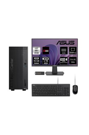 Expertcenter D501MER i7 14700 16GB 4TB SSD RX550/4GB FDOS Masaüstü Bilgisayar + 23.8" Monitör