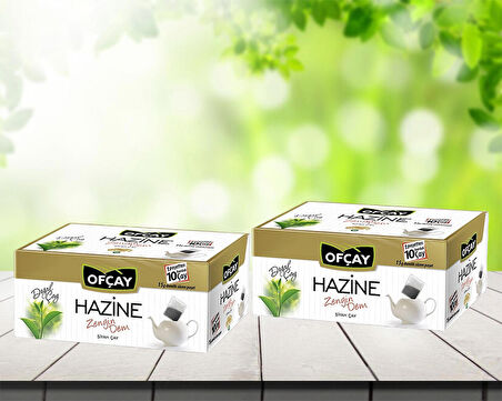 Ofçay Hazine Zengindem Demlik Poşet Çay  30x15 g  2 adet