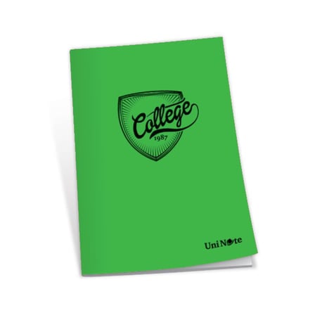 Çınar A4 Plastik Kapak Defter College Dikişli 40 Yaprak Kareli 40/4 76011 (12 Li Paket)