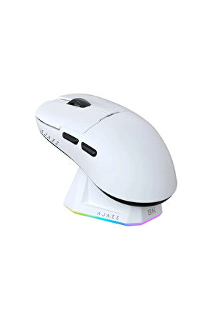 Aj159 Pro Kablosuz (3 MODLU) 800 Hz-2600dpı Oyuncu Mouse Paw3395 Sensör Rgb Şarj Istasyonu