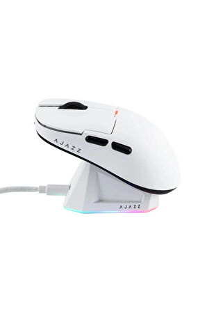 Aj159 Pro Kablosuz (3 MODLU) 800 Hz-2600dpı Oyuncu Mouse Paw3395 Sensör Rgb Şarj Istasyonu