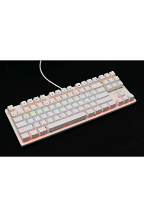 K550 Mekanik Oyuncu Klavyesi-Değiştirilebilir Switch-Rainbow RGB Aydınlatma-87 Tuş