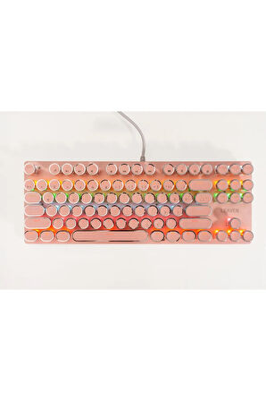 K550 Red Switch Mekanik Oyuncu Klavyesi-hot-swap-rainbow Rgb-3 Adet Yedek Switch