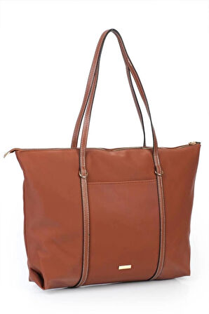 Lacey Taba Şeritli Shopper Kadın Omuz Çantası