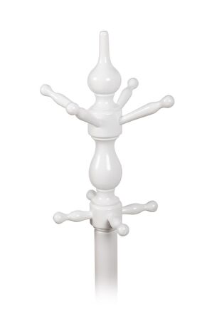 Refilya Masif Ahşap Tornalı Askılık Lake Cilalı Doğal Kayın Ağacı