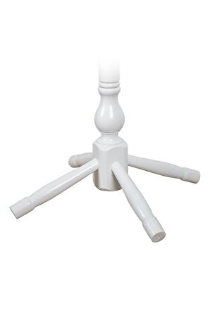 Refilya Masif Ahşap Tornalı Askılık Lake Cilalı Doğal Kayın Ağacı