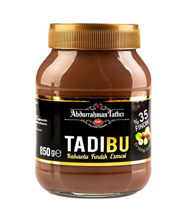 Abdurrahman Tatlıcı Tadıbu Kakaolu Fındık Ezmesi 850 G