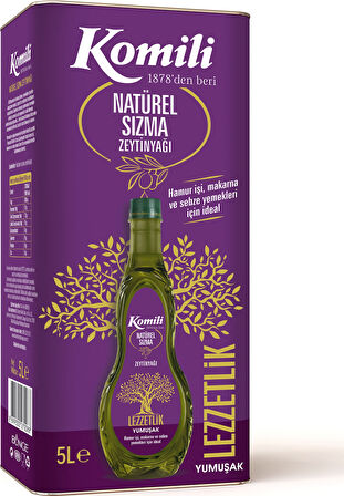 Marmarabirlik Naturel Sızma Zeytinyağı Teneke 5 L